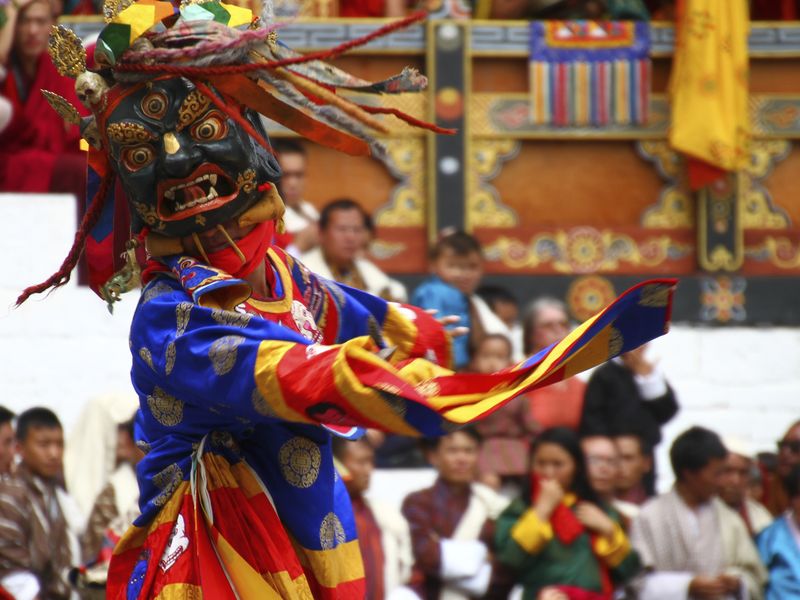 Bhutan Festival mask