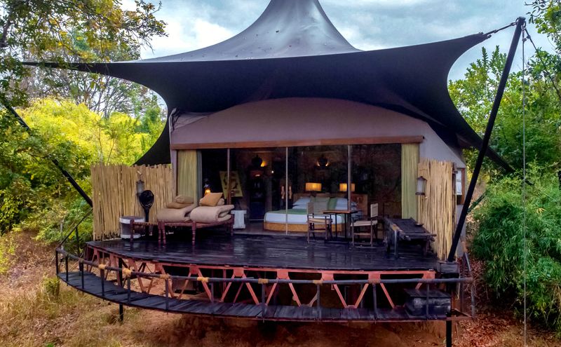 Tented rooms