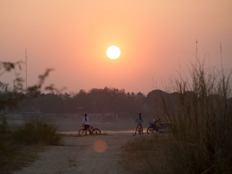 Laos sunset