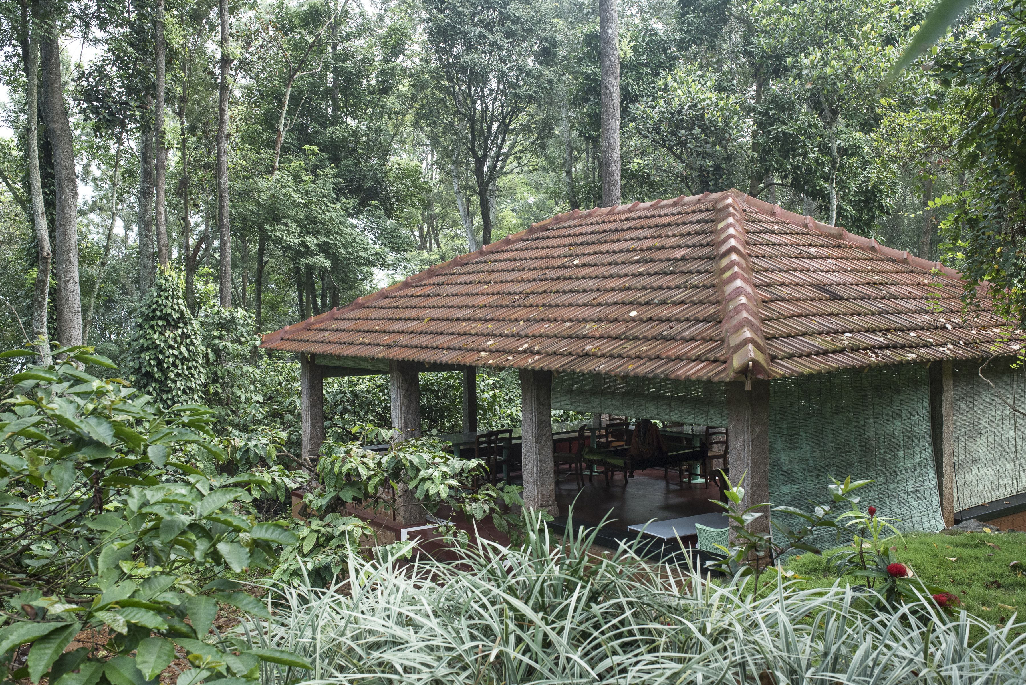 Pavilions in the garden