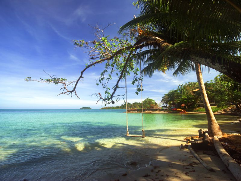 remote beach