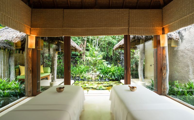 Spa treatment room