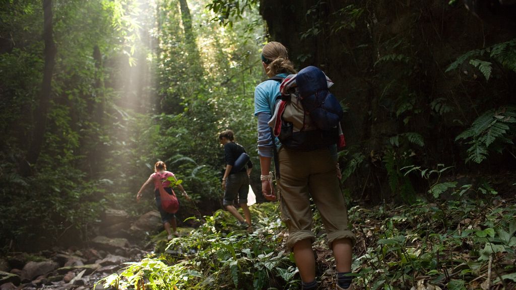 trekking in north Laos