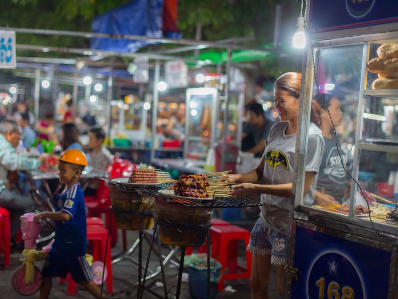 market stall cambodia