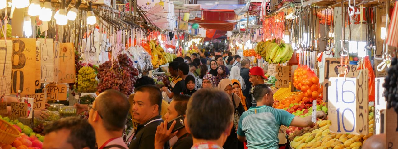 Kuala Lumpur food market