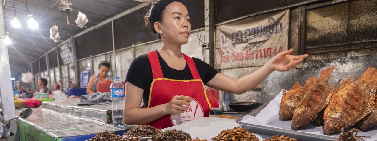 Market laos