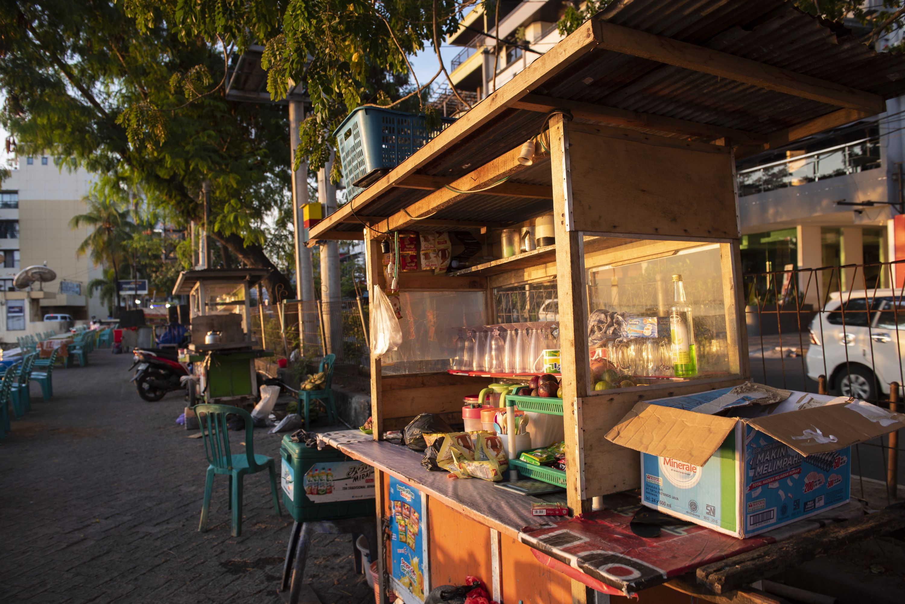 Indonesian street food Makassar Sulawesi
