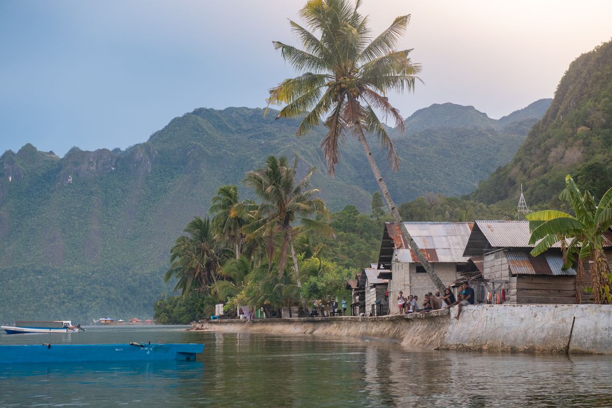 Beach in the Moluccas