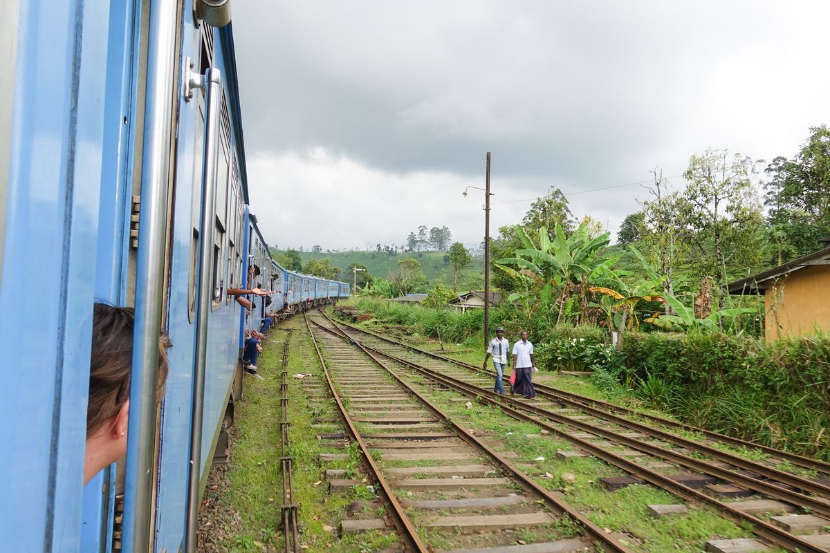 Blue train in Sri Lanka