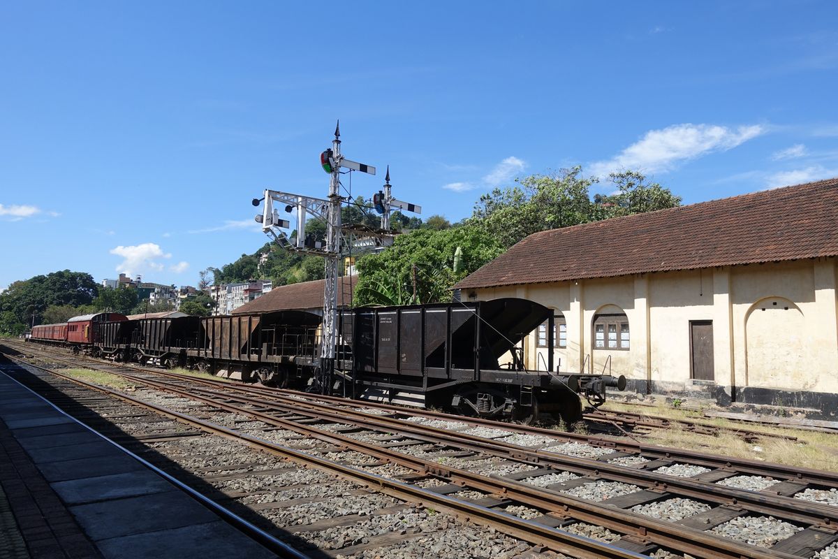 Train station in Sri Lanka