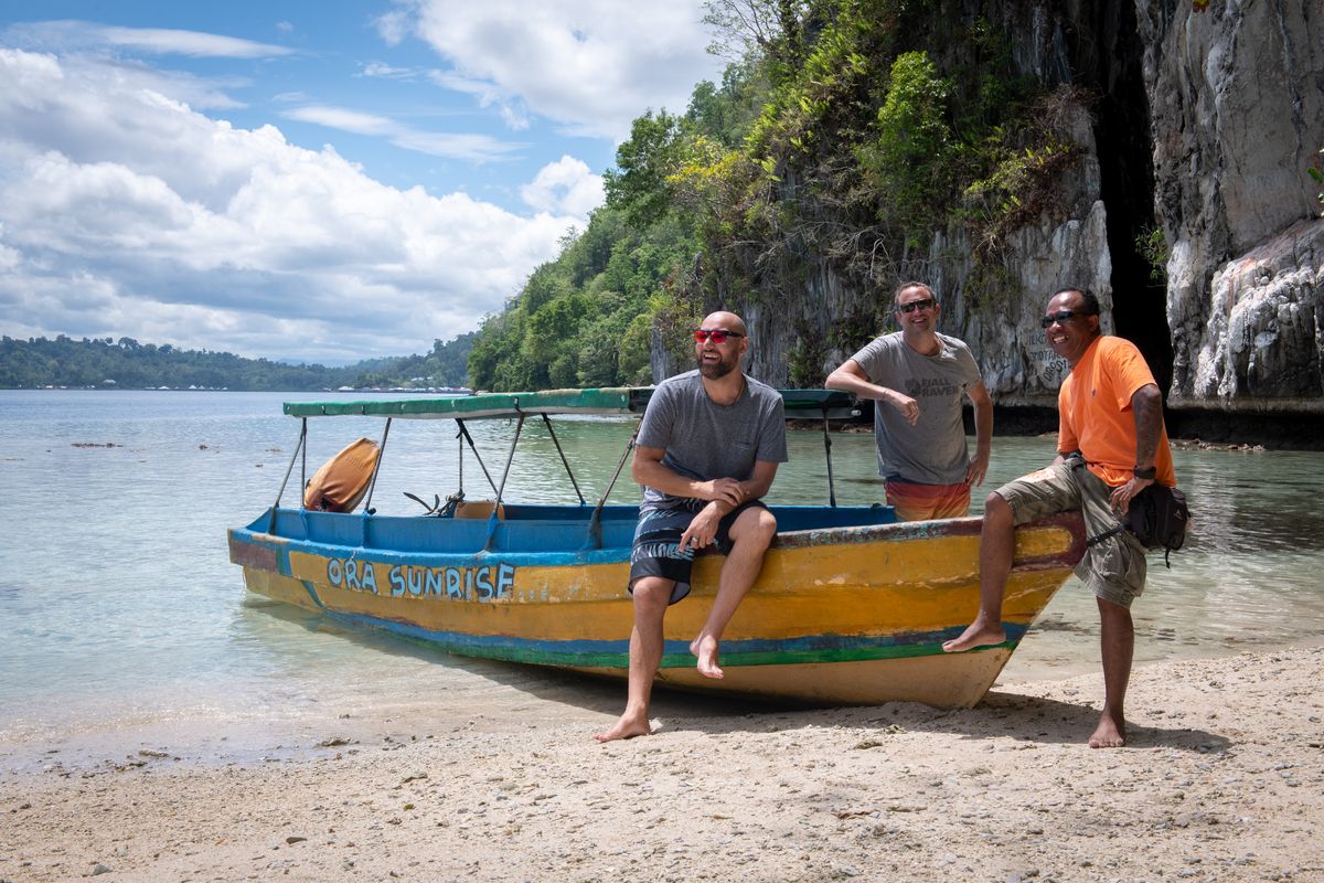 Stephen and Nick in Indonesia