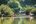 a couple of people in a boat on a river