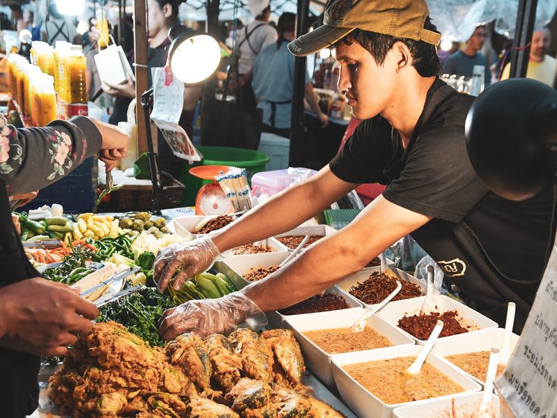 Food stall in Thailand