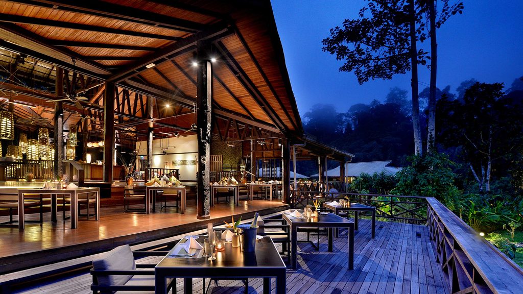 Borneo rainforest lodge