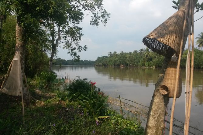 Riverside setting