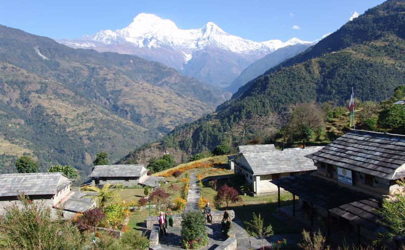 Spectacular views from Gurung Lodge