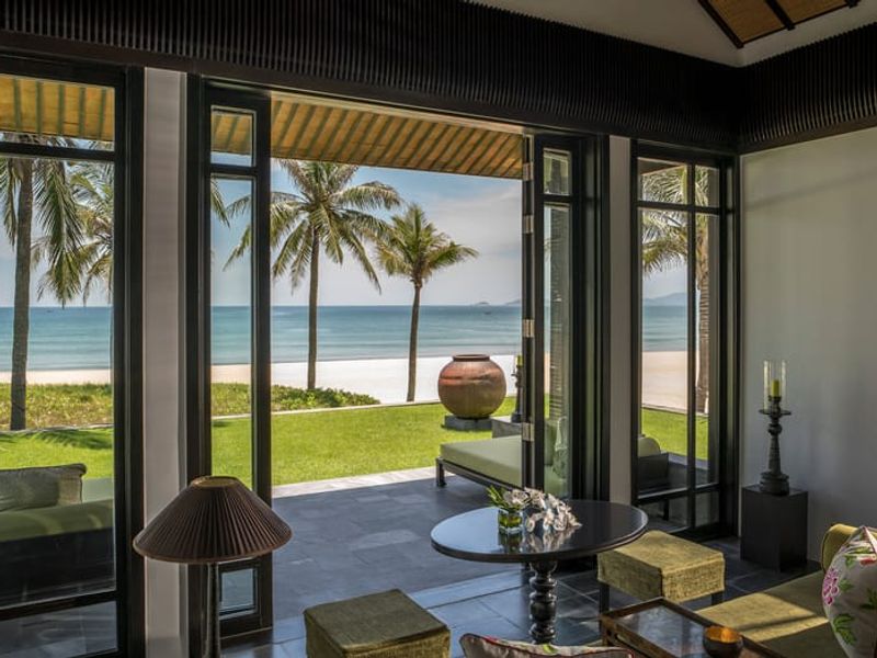 Room with beach views at Four Seasons Nam Hai Hoi An