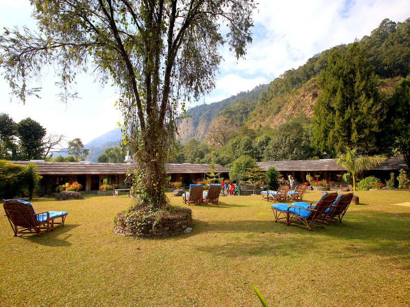 Garden at Sanctuary Lodge