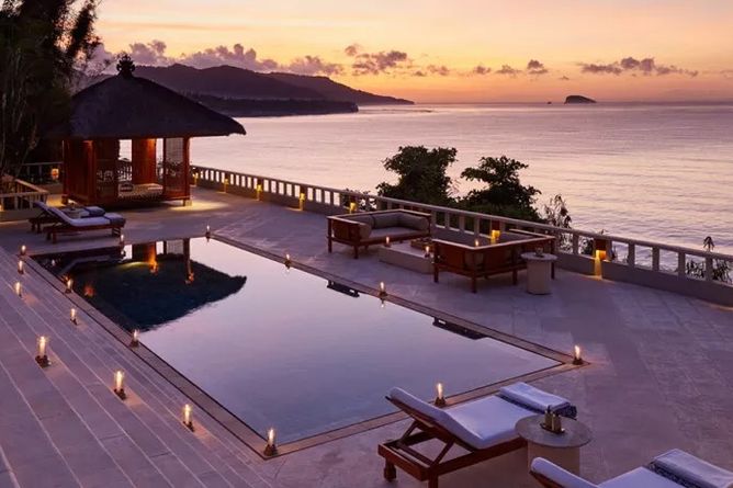 Private pool terrace