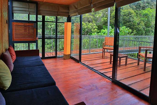 Chalet lounge and terrace