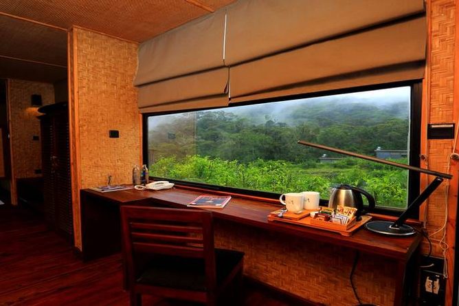 Spacious chalet living area