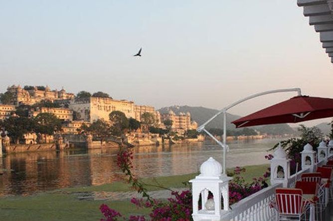 Lakeside terrace