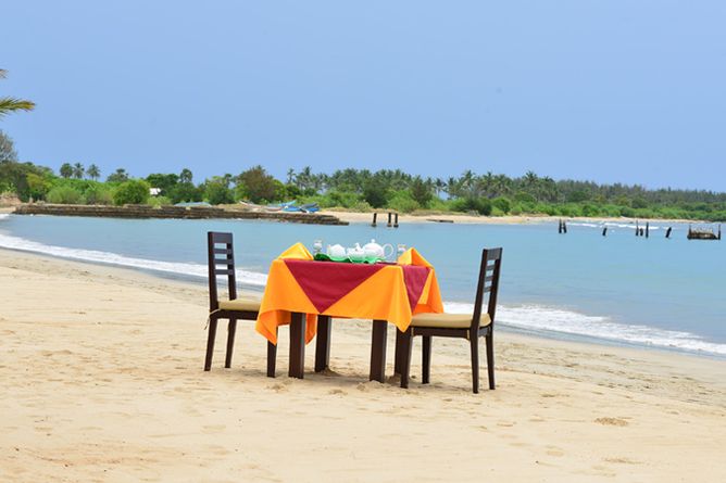 Dinner on the beach