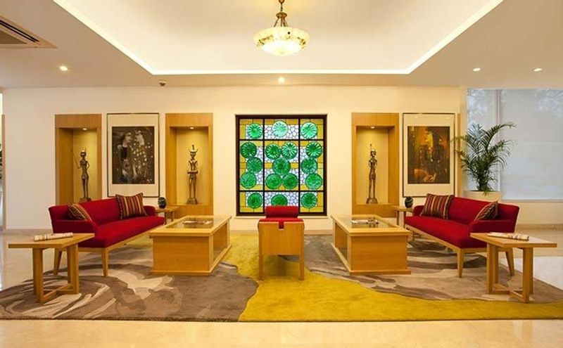 Bright, modern decor