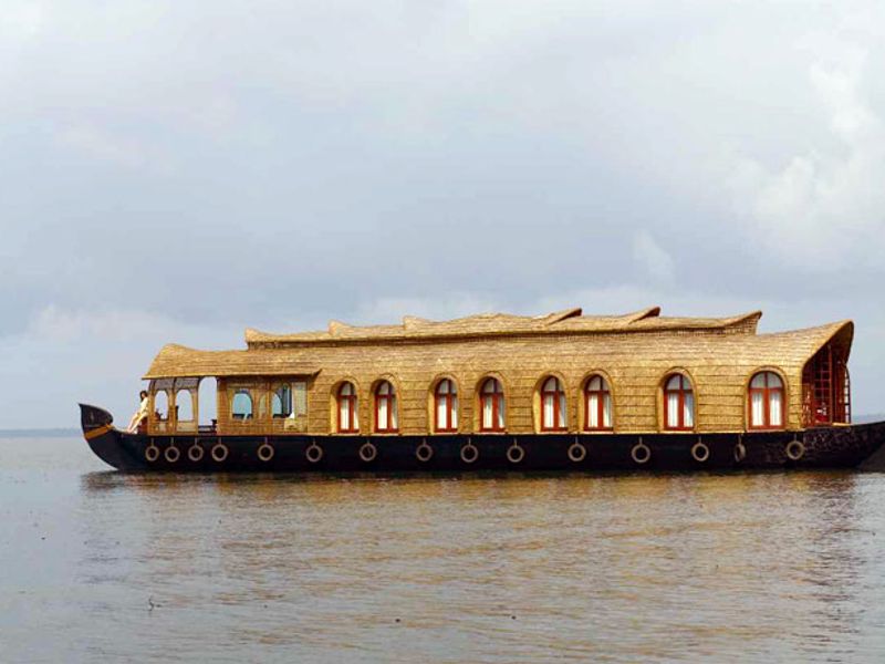 Boat on lake