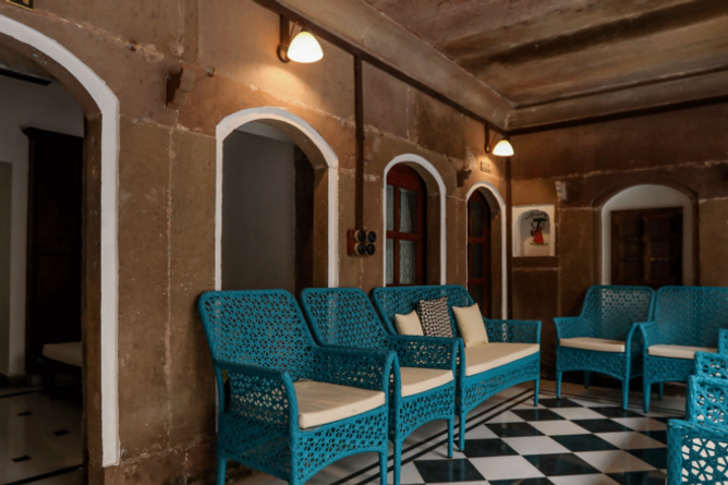 Seating on the terrace