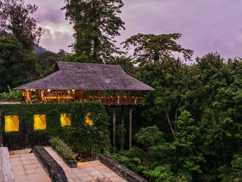 Stilted bungalow at The Datai