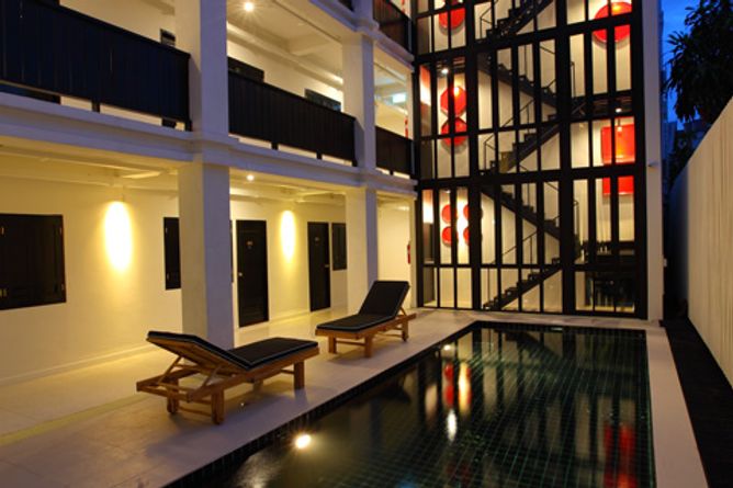 Outdoor pool and terrace