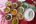 a table with bowls of food