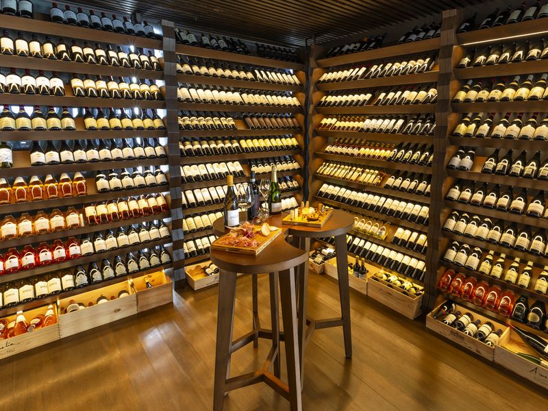Wine cellar at Kudadoo