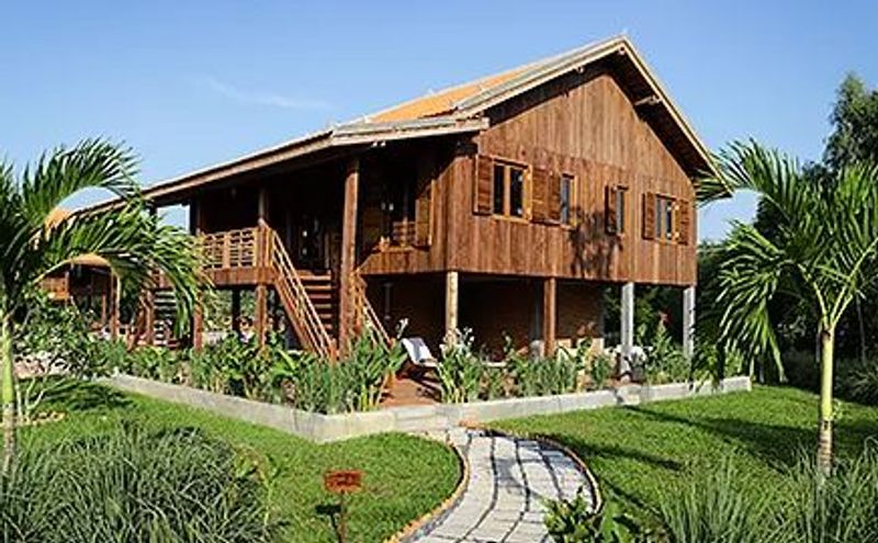 Khmer style bungalows
