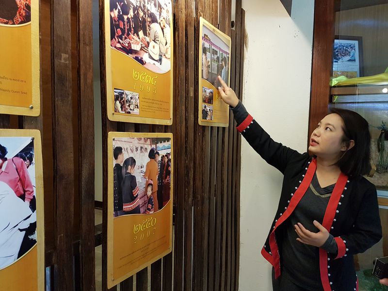 Local woman at Phumanee Lahu Home Hotel