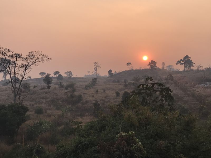 Rural sunset