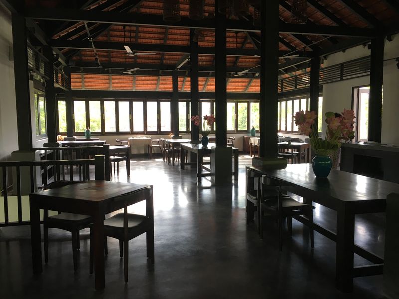 Restaurant at Aravinda Resort