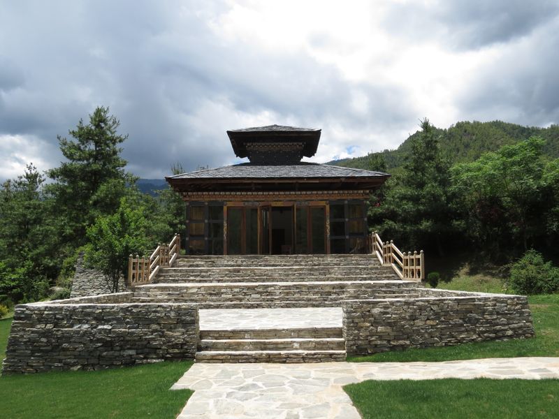Meditation centre at Zhiwa Ling Heritage