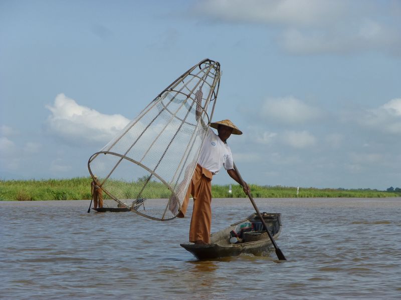 Inle lake fisherman