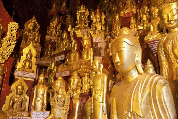 Pindaya Caves, near Kalaw, Myanmar