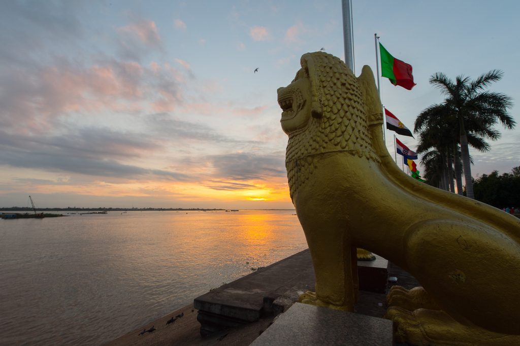 Phnom Pehn waterfront