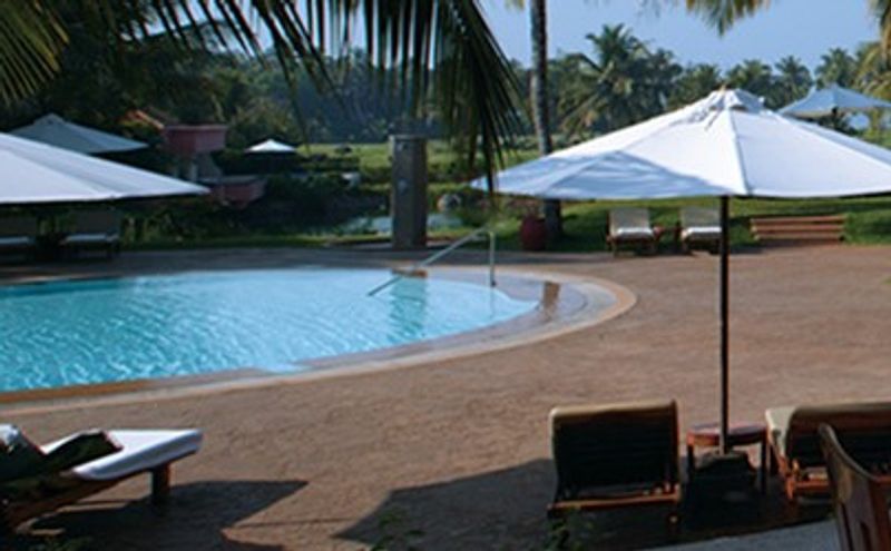 Outdoor pool and terrace
