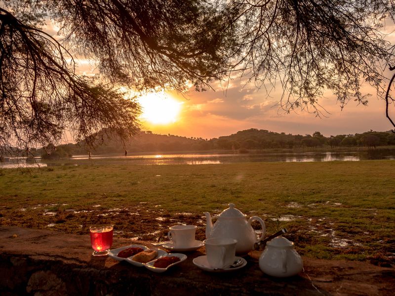 Sunset drinks at Dev Shree