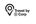 a logo with black text