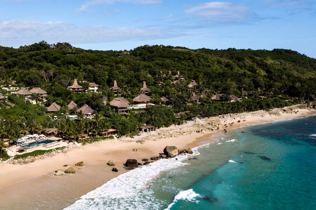 Surfing beach Sumba
