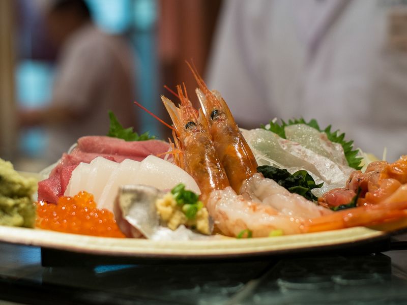 Seafood Japan in Winter Selective Asia