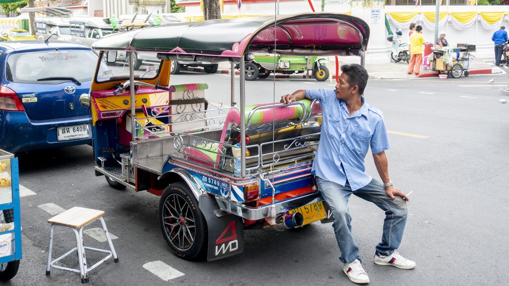 Tuk tuk driver Bangkok