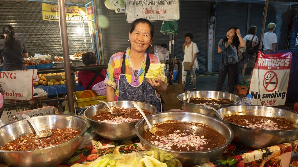 Streetfood seller Chiang Mai Thailand
