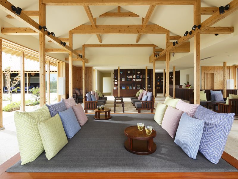 Lounge at Hoshinoya Taketomi Island